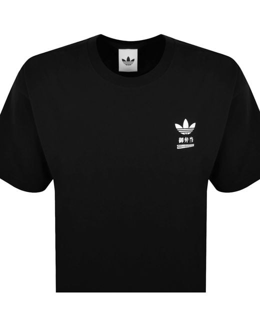 Adidas Originals Black Bentobox T Shirt for men