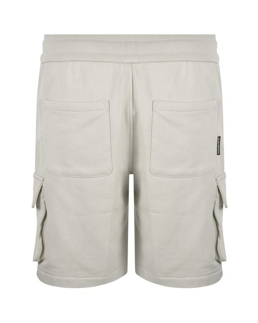 Moose Knuckles Gray Hartsfield Cargo Shorts for men