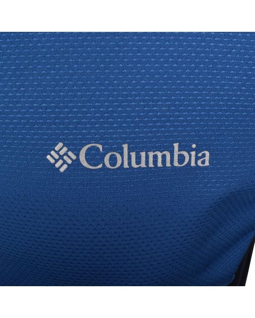 Columbia Blue Half Zip Track Top for men