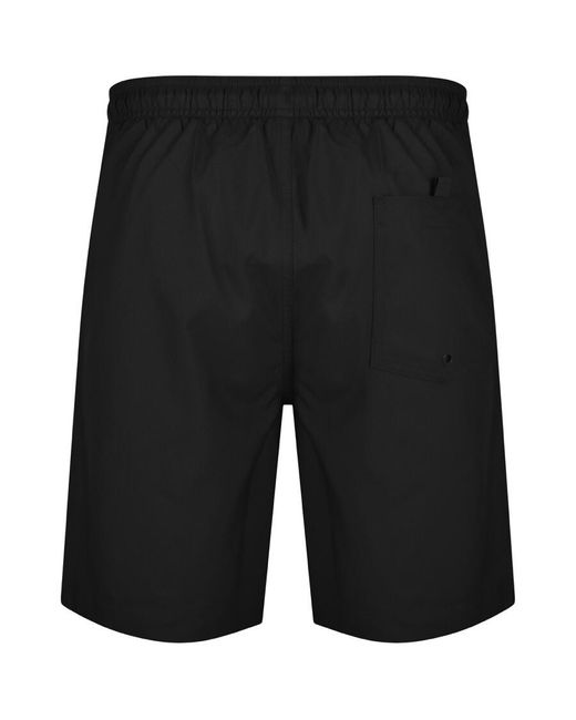 Fred Perry Black Classic Swim Shorts for men