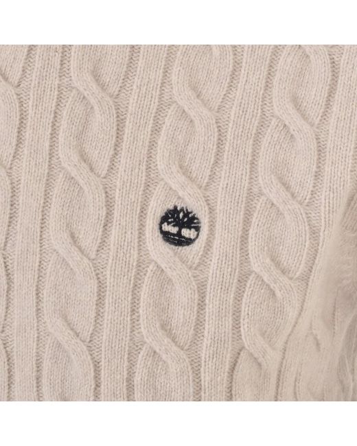 lambswool cable knit jumper