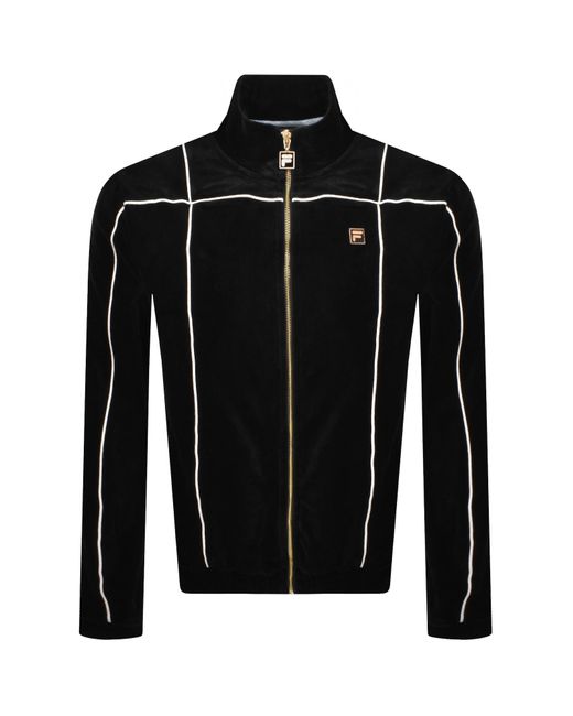 Fila Black Nichols Zip Track Top for men