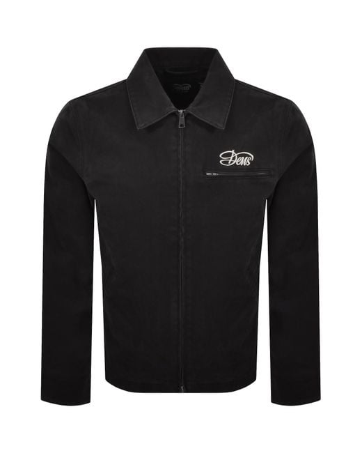 Deus Ex Machina Black Workwear Jacket for men