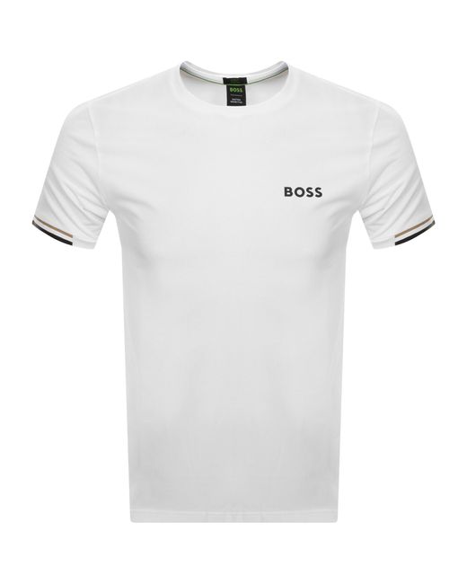 Boss White Boss Tee Mb Stretch Slim Fit T Shirt for men