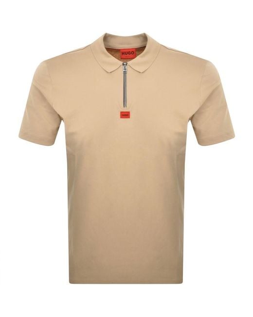 HUGO Natural Deresom 241 Polo T Shirt for men