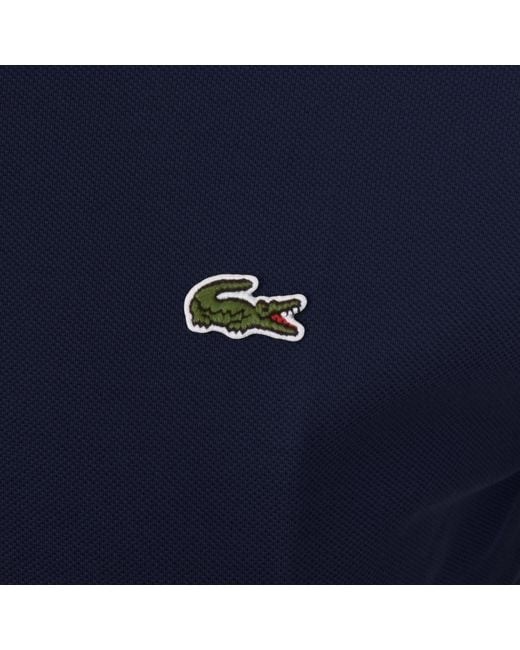 Lacoste Blue Short Sleeved Polo T Shirt for men
