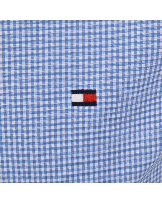 Tommy Hilfiger Blue Gingham Shirt for men