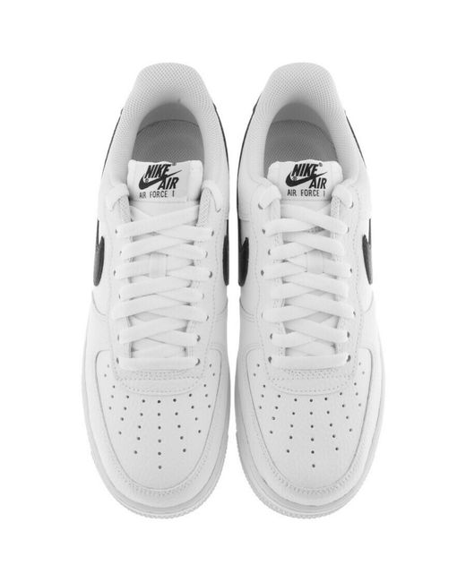 white air force 1 black tick