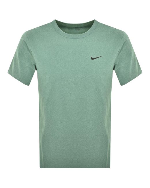 Nike Green Training Dri Fit Hyverse T Shirt for men