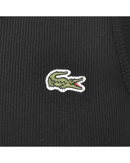 Lacoste Black Slim Fit Vest for men