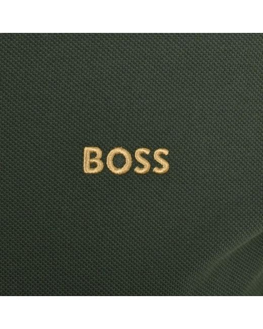 Boss Green Boss Plisy Long Sleeve Polo T Shirt for men