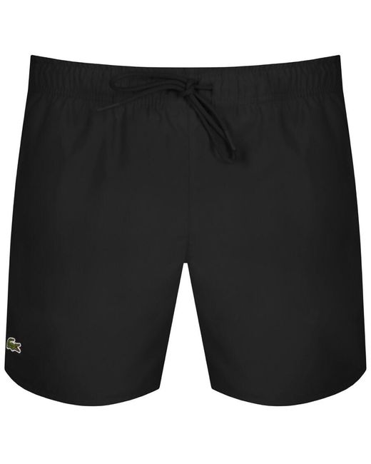 Lacoste Black Swim Shorts for men