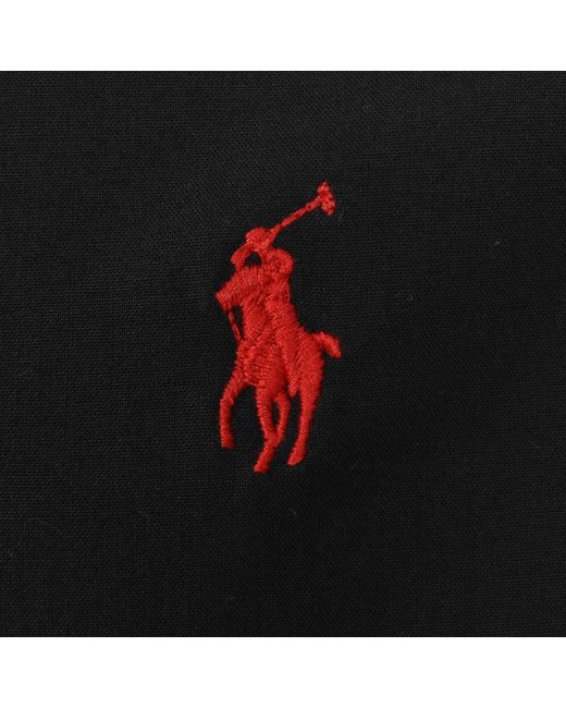 Ralph Lauren Black Slim Fit Sport Shirt for men