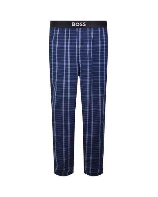 BOSS BUSINESS Blue Boss Easy Long Lounge Set for men