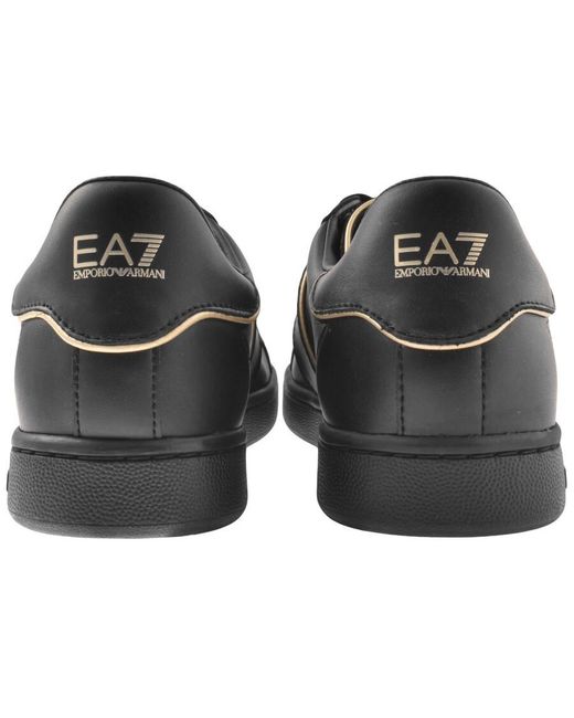 EA7 Emporio Armani Trainers in Black for Men | Lyst