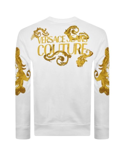 Versace Metallic Couture Baroque Sweatshirt for men