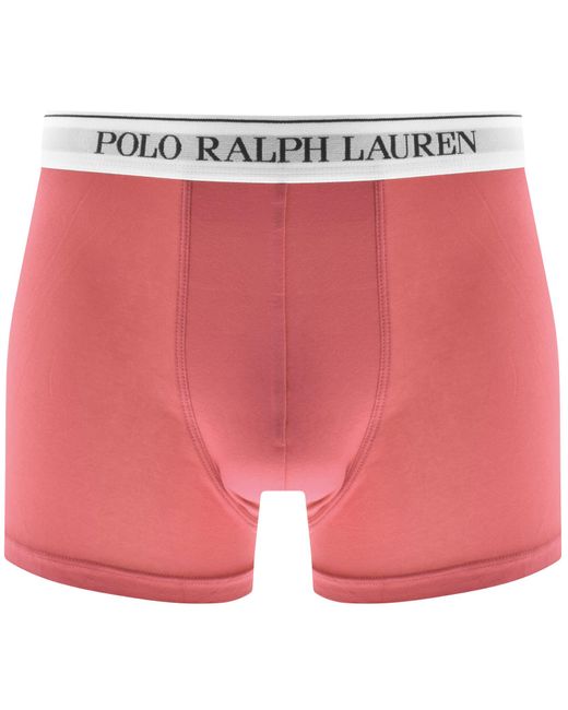 Ralph Lauren Yellow Underwear 3 Pack Trunks for men