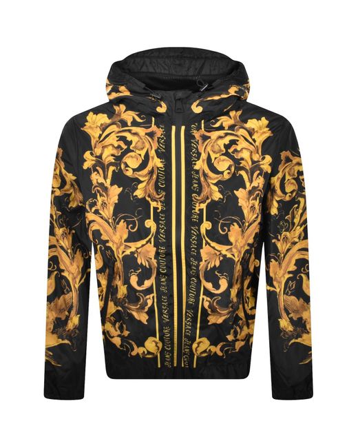 Versace Jeans Black Couture Barocco Jacket for men