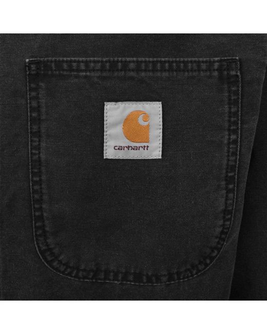 Carhartt Black Mitch Shirt Jacket Washed for men