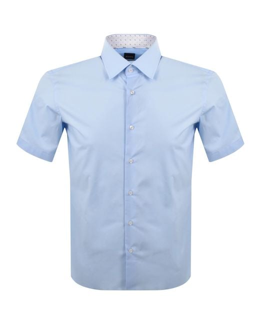 BOSS BUSINESS Blue Boss H Joe Kent Shirt for men