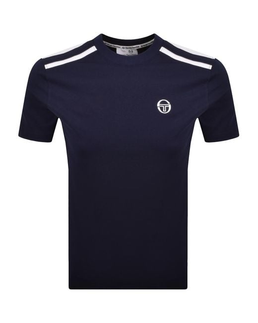 Sergio Tacchini Blue Locchi T Shirt for men