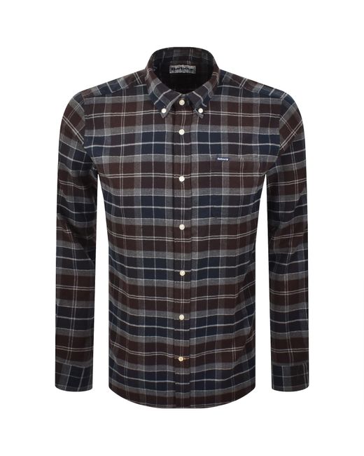 Barbour Black Kyeloch Tartan Tailored Fit Shirt for men