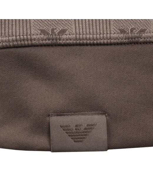 Armani Gray Emporio Loungewear Sweatshirt for men