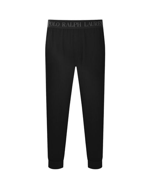 Ralph Lauren Black Lounge Joggers for men