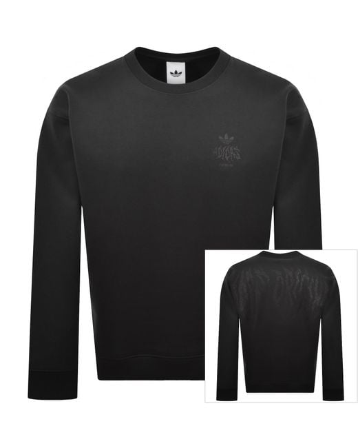 Adidas Originals Black Berlin Gfx Sweatshirt for men