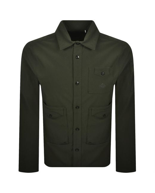 Luke 1977 Green Collingord Overshirt for men