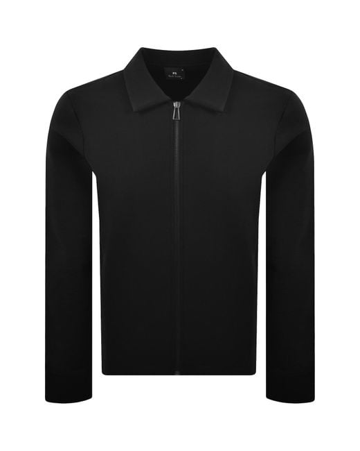 Paul Smith Black Zip Sweatshirt for men