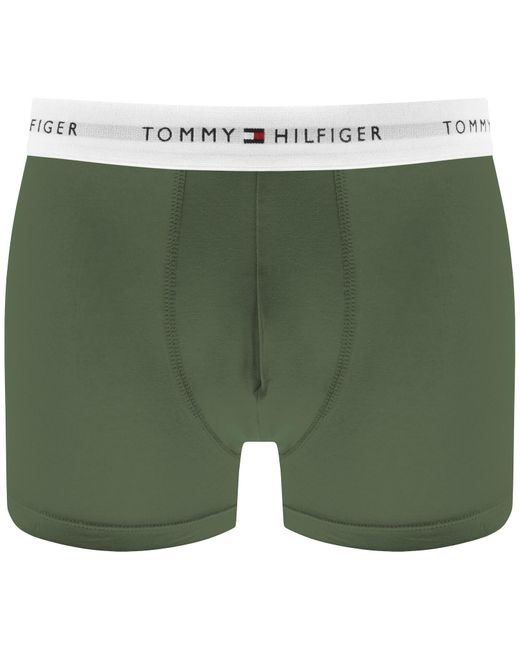 Tommy Hilfiger Blue Underwear 3 Pack Trunks for men