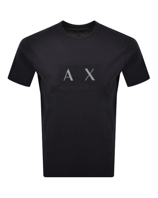 ARMANI EXCHANGE Blue T Shirt Deep for men