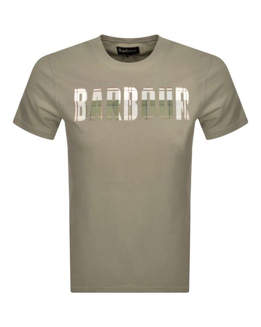 Barbour Green Thurford T Shirt for men