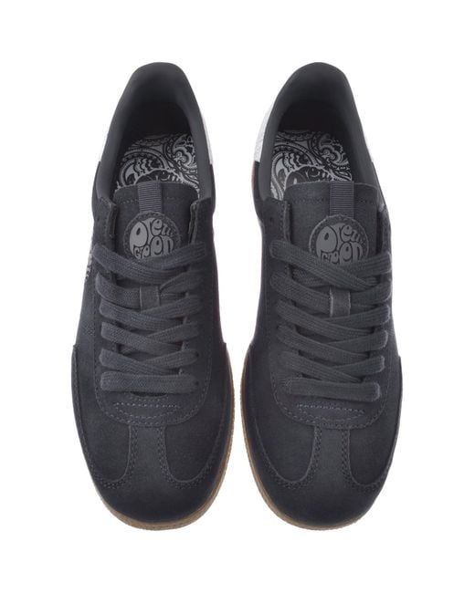 Pretty Green Blue Ramblas Trainers for men