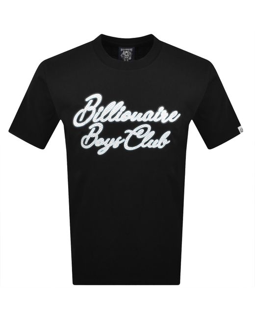 BBCICECREAM Black Diamond Script Tshirt for men