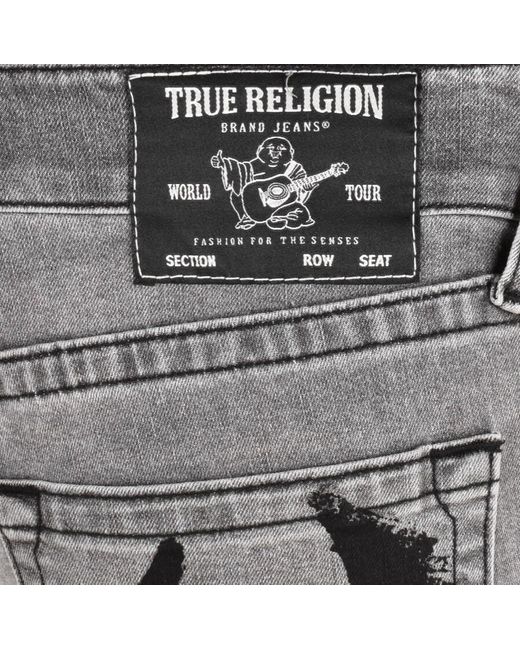 True Religion Gray Rocco Jeans for men