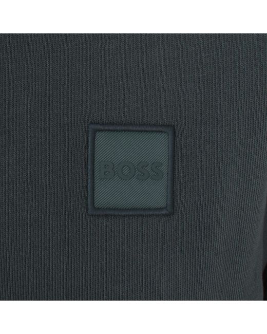 Boss Gray Boss Wetalk Pullover Hoodie for men
