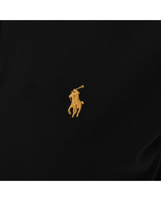 Ralph Lauren Black Logo Polo T Shirt for men