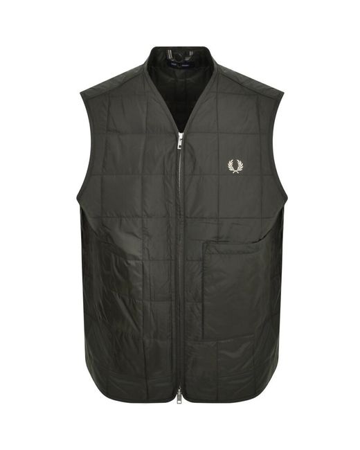 Fred Perry Gray Shell Mac Jacket for men