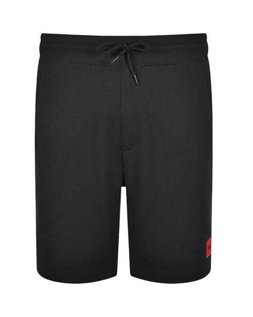 HUGO Black Diz222 Shorts for men
