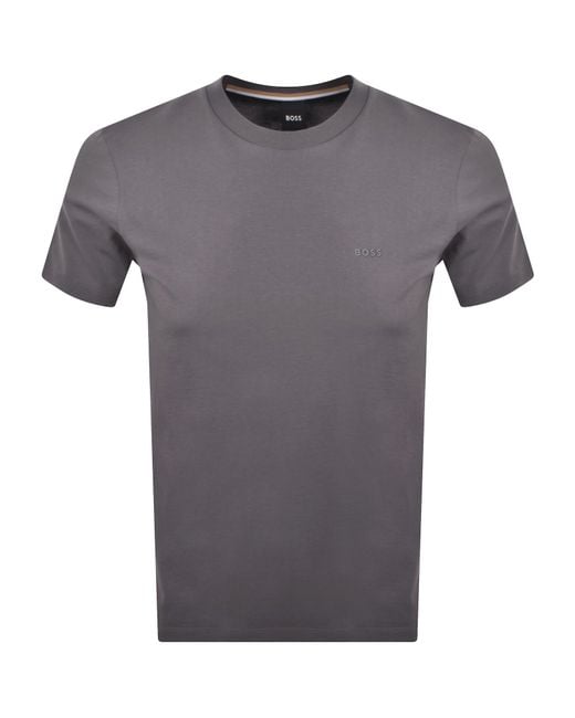 BOSS BUSINESS Gray Boss Thompson 01 T Shirt for men
