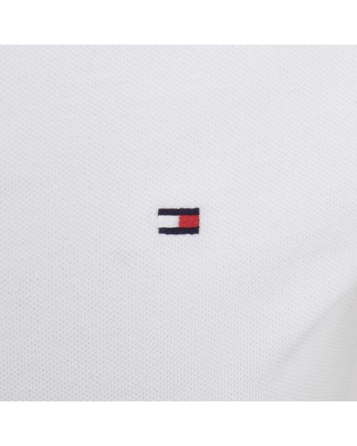 Tommy Hilfiger White Slim Fit Polo T Shirt for men