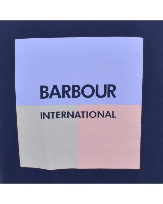 Barbour Blue Triptych T Shirt for men