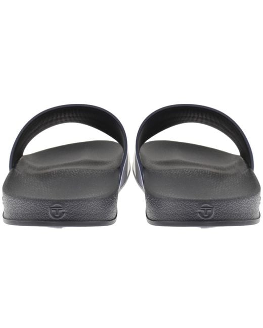 Sergio Tacchini Black Caspio Sliders for men