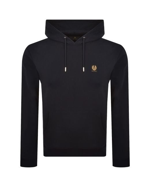 Belstaff Blue Logo Signature Hoodie for men