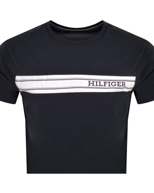 Tommy Hilfiger Black Short Sleeve T Shirt for men
