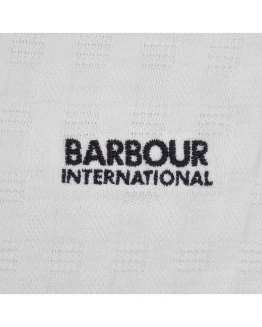 Barbour Gray Langston T Shirt for men