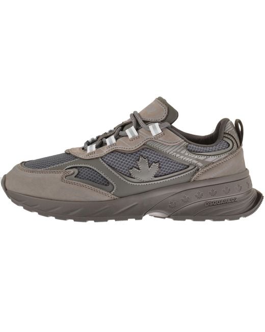 DSquared² Gray Sprinter Trainers for men