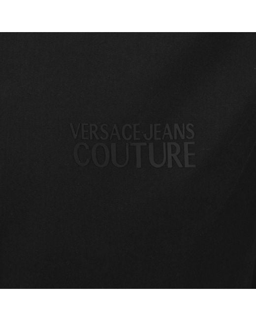 Versace Jeans Black Couture Contrast Print Shirt for men